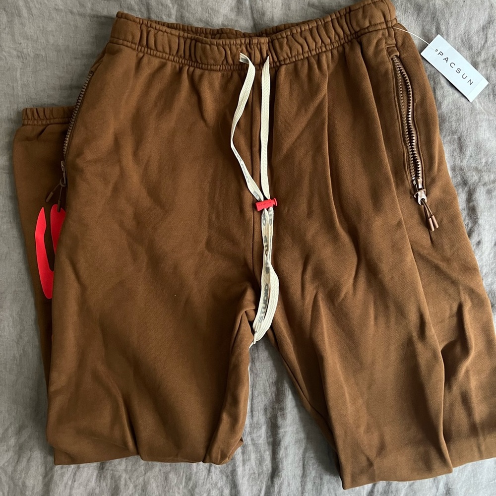 Studio By Supervsn Pant Mens Size Small Jogger Sweatpants Spellout